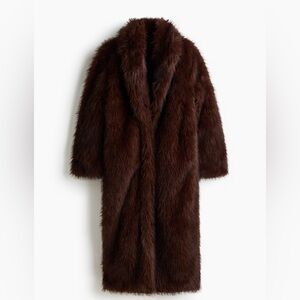 Hm fur coat with shawl collar NO OFFERS